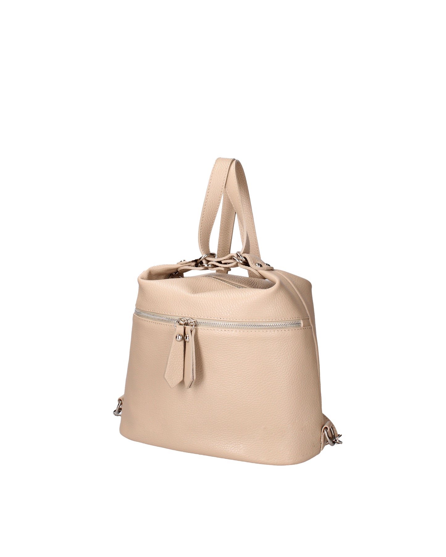 Bianca Borsa a spalla convertibile in zaino da donna In Vera pelle