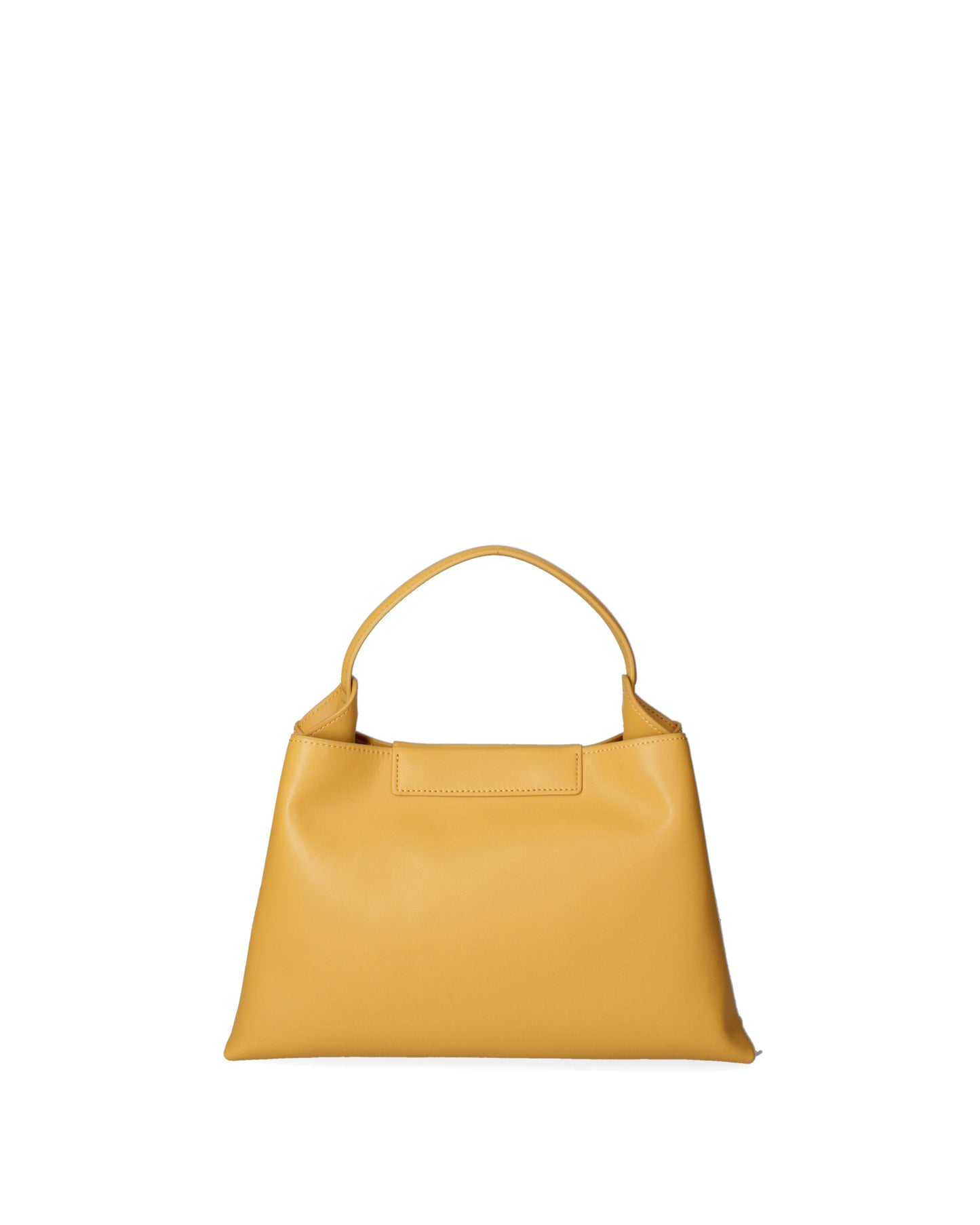 Borsa a mano da donna 100% recycled leather | Viola Castellani | VC220722723FBG-Light_yellow