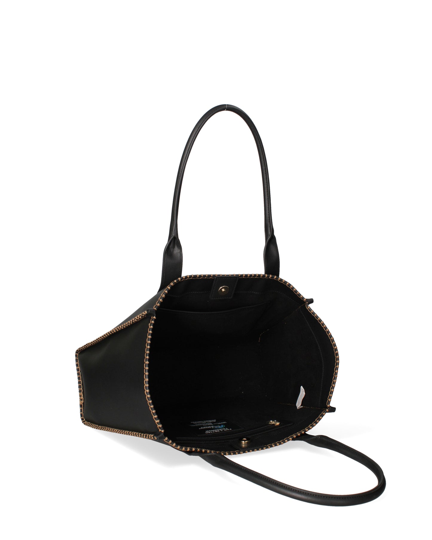 Borsa a spalla da donna 100% recycled leather