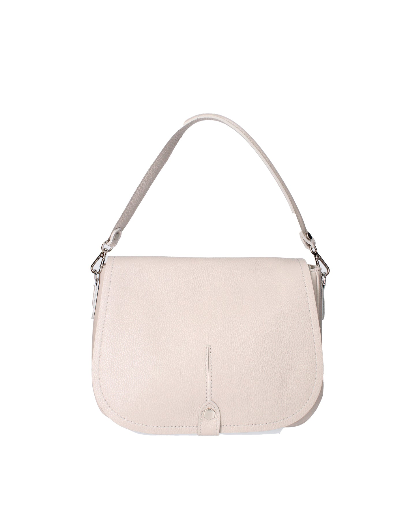 Borsa a spalla da donna In Vera pelle | Viola Castellani | VC220713923FBG-D86_GRIGIO_PERLA
