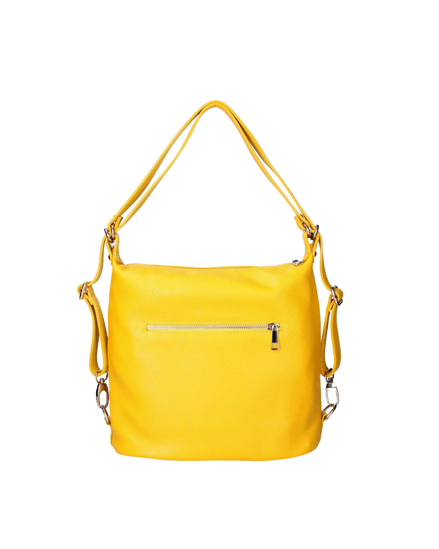 Bianca Borsa a spalla convertibile in zaino da donna In Vera pelle