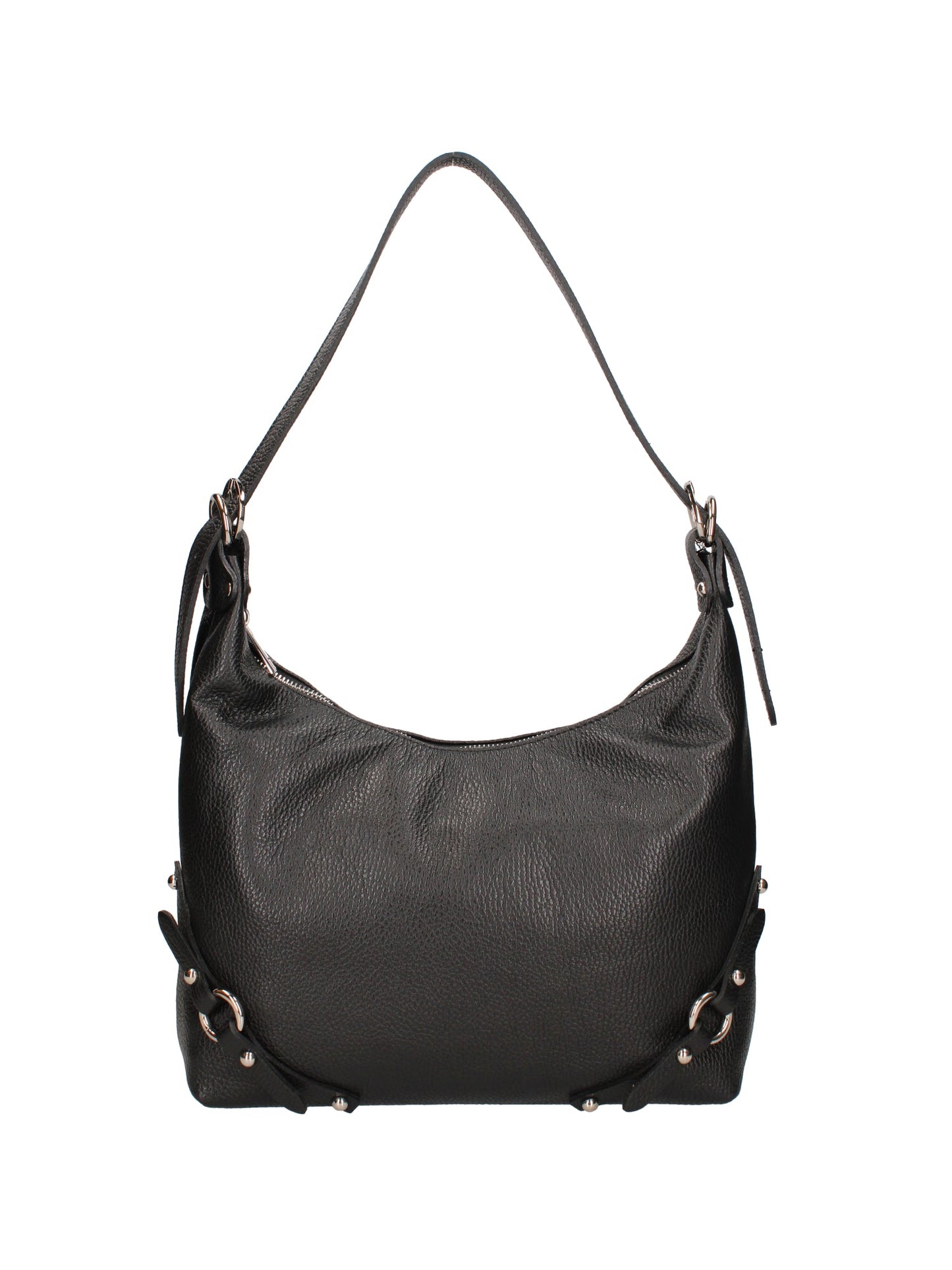 Borsa a spalla da donna In Vera pelle | Viola Castellani | VC220714023FBG-D28_NERO