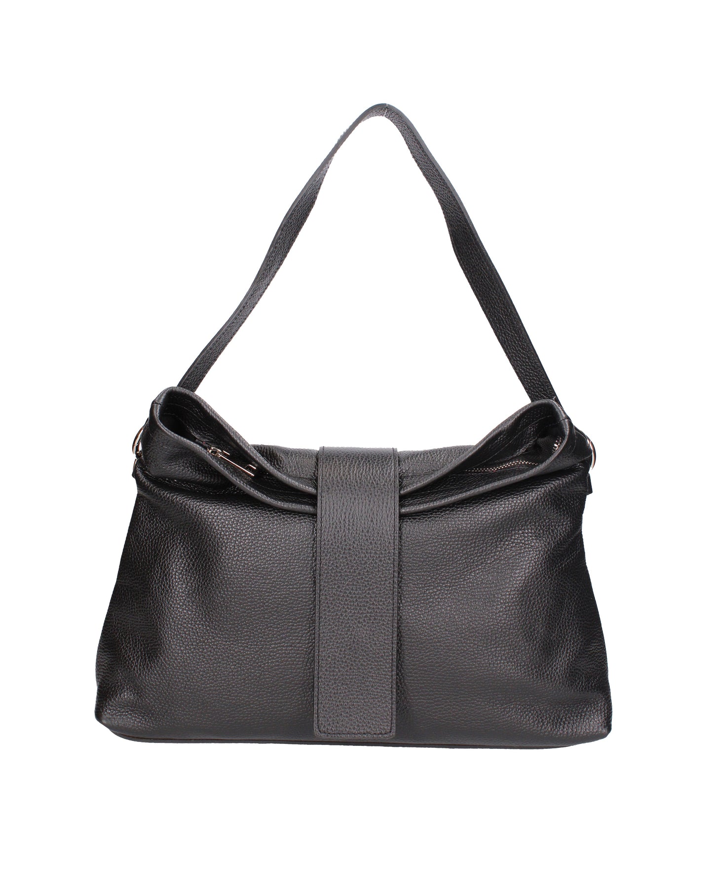 Borsa a spalla da donna In Vera pelle | Viola Castellani | VC220715823FBG-D28_NERO