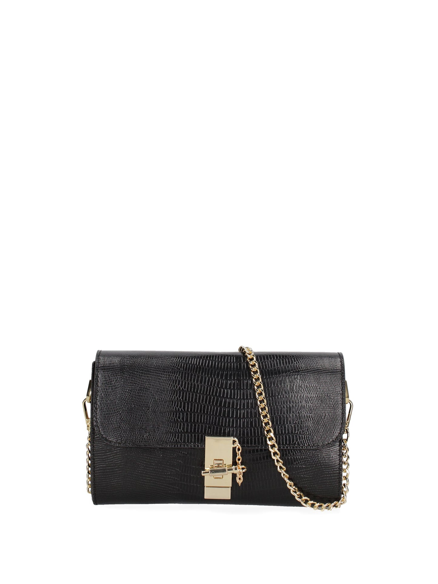 Borsa a tracolla da donna In Vera pelle | Viola Castellani | VC220073423FBG-LU28_NERO