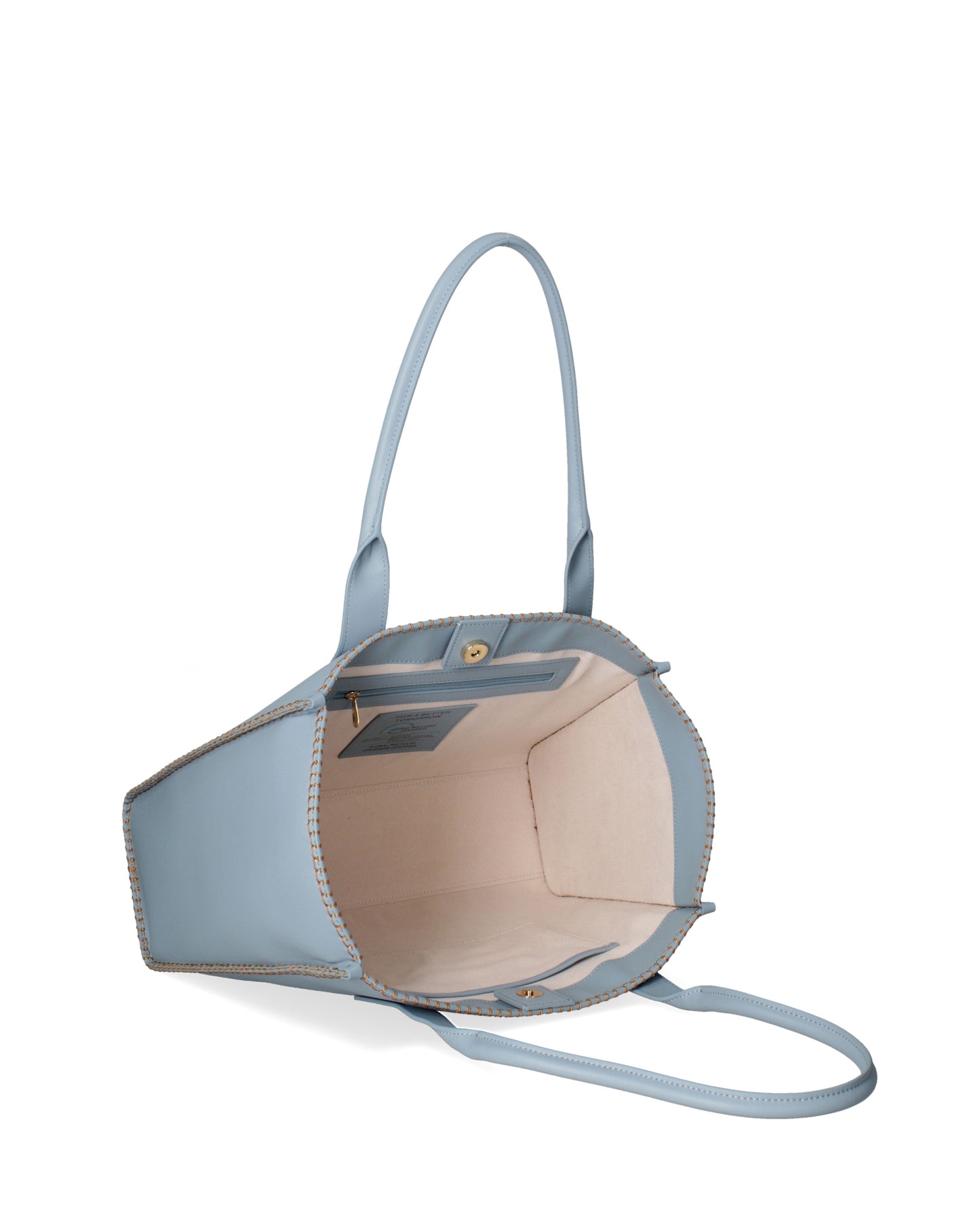 Borsa a spalla da donna 100% recycled leather