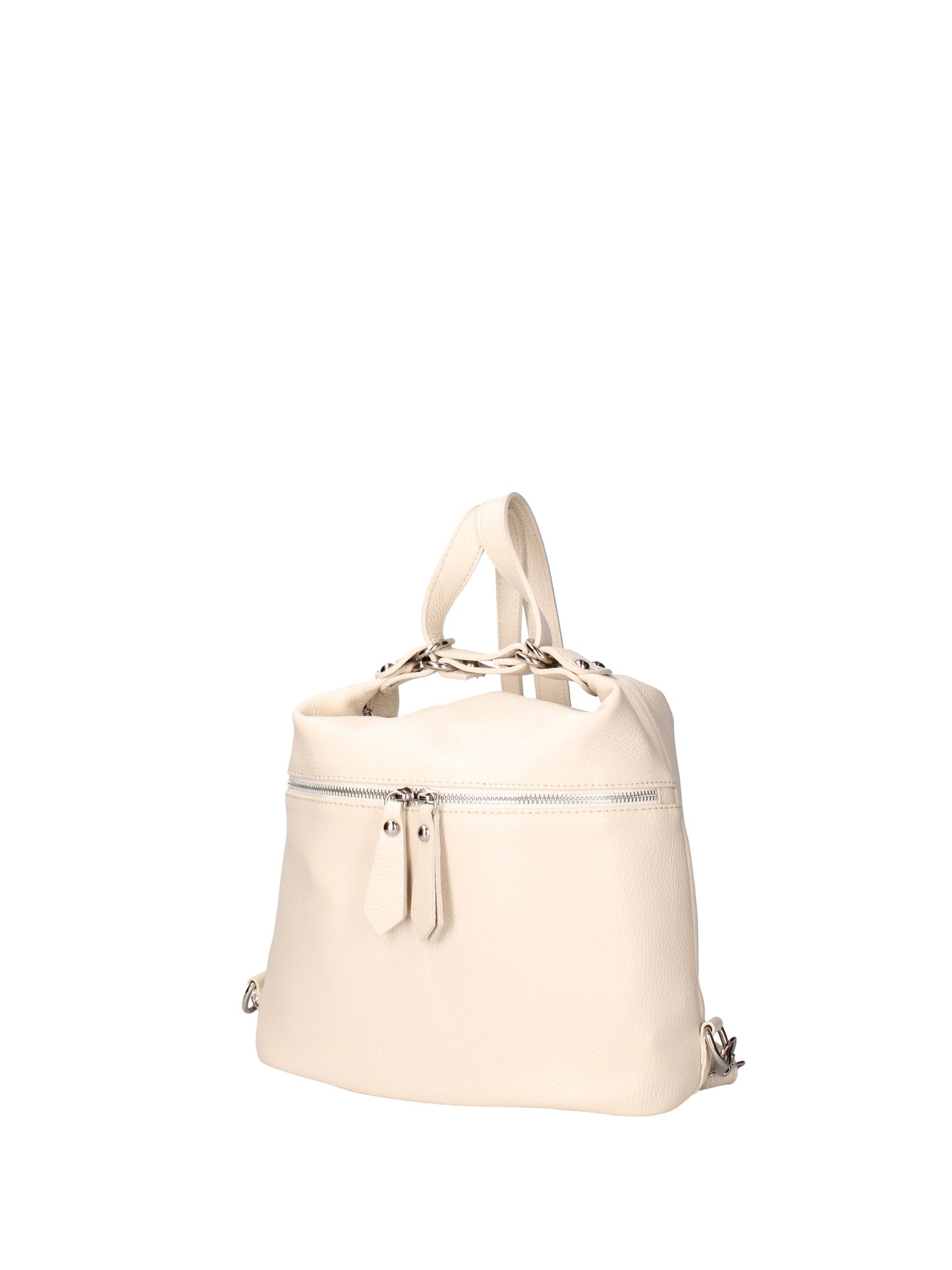 Bianca Borsa a spalla convertibile in zaino da donna In Vera pelle