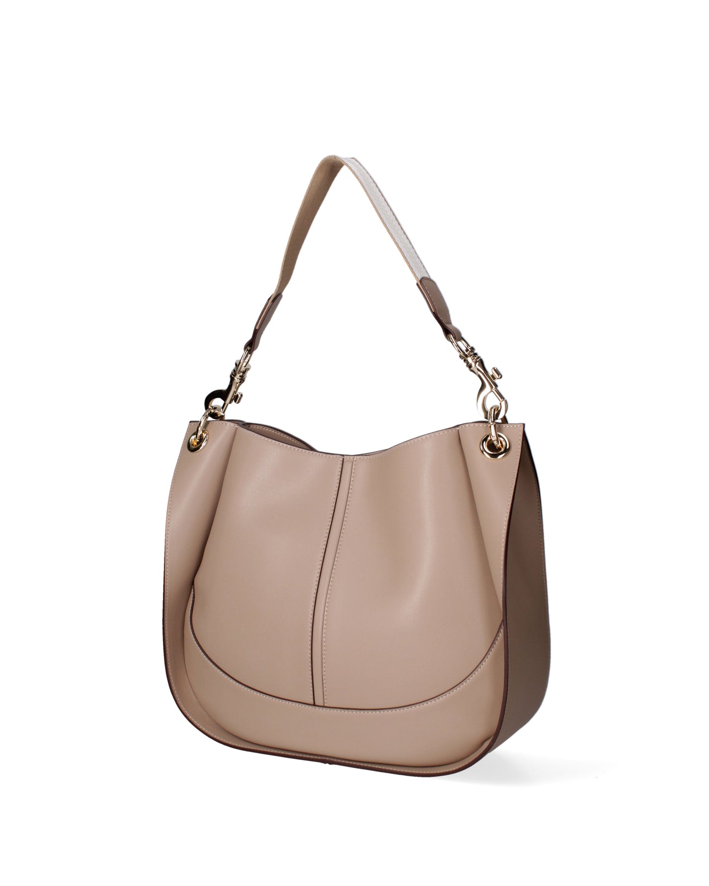 Borsa a spalla da donna 100% recycled leather