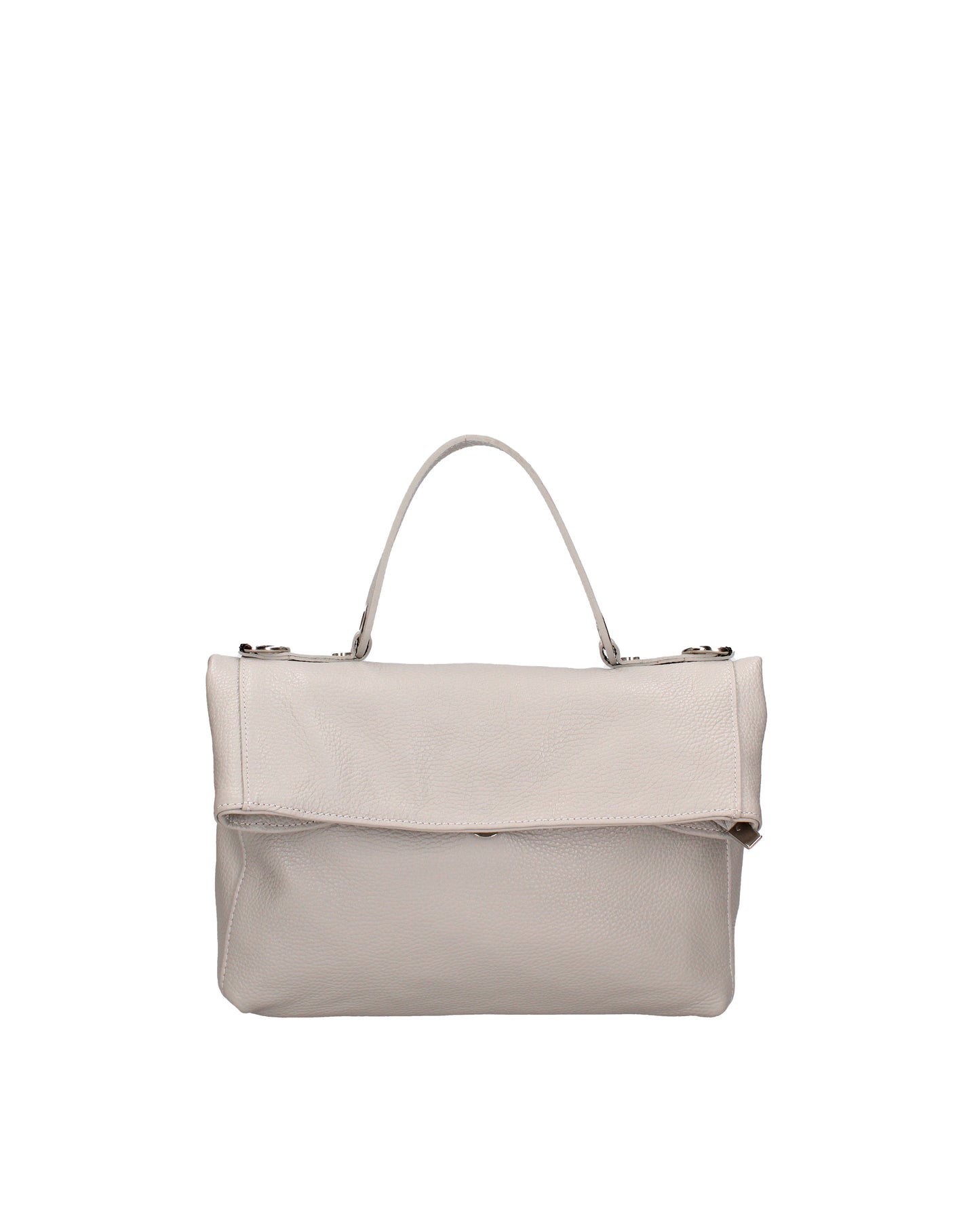Borsa a spalla convertibile in zaino da donna In Vera pelle | Viola Castellani | VC220715923FBG-D86_GRIGIO_PERLA