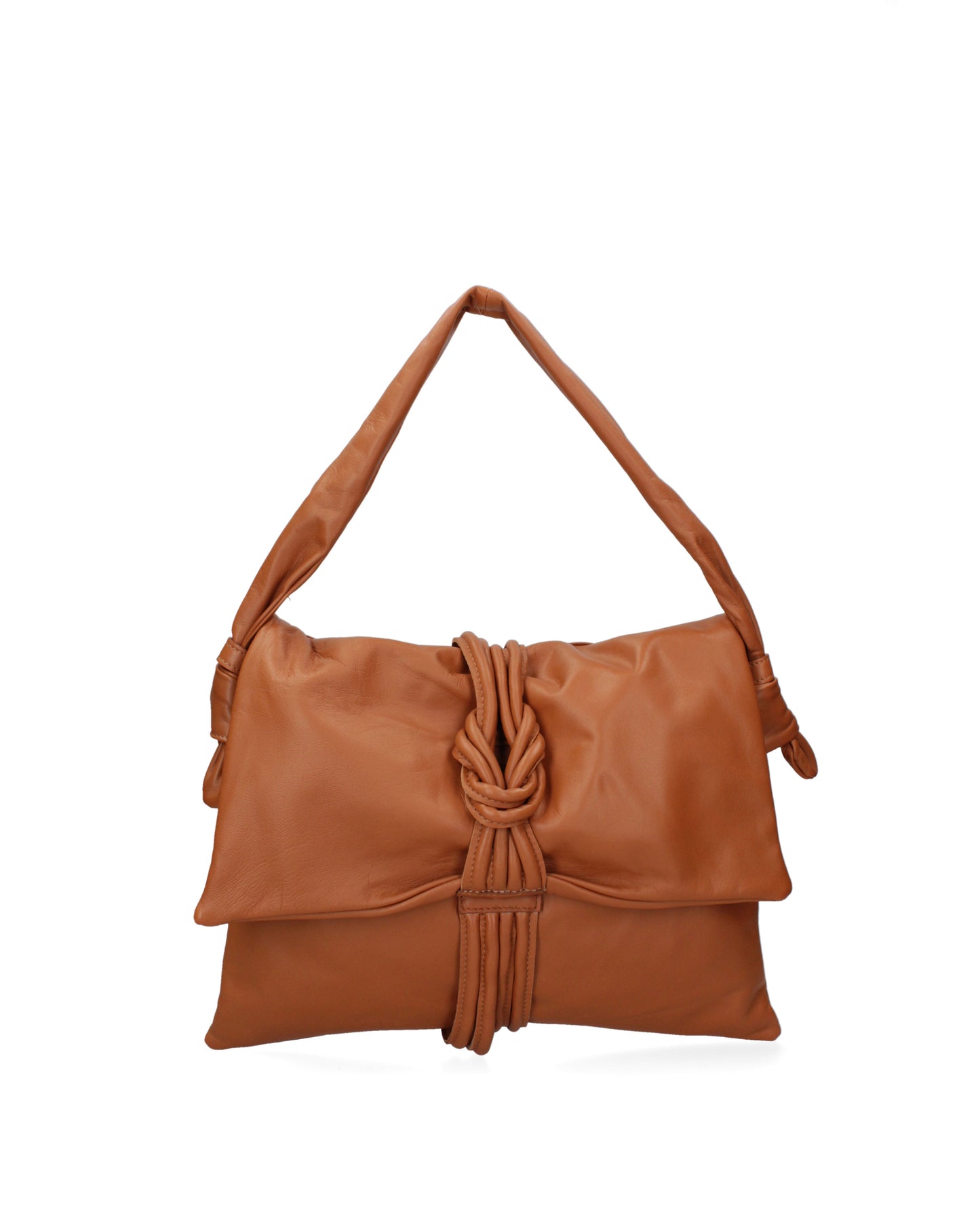 Borsa a spalla da donna In Vera pelle | Viola Castellani | VC220717223FBG-S44_CUOIO
