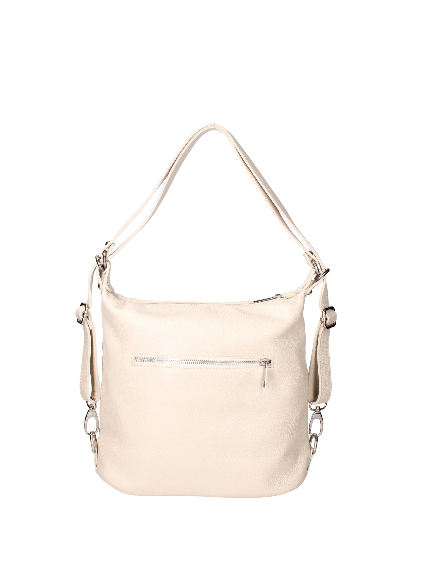 Bianca Borsa a spalla convertibile in zaino da donna In Vera pelle