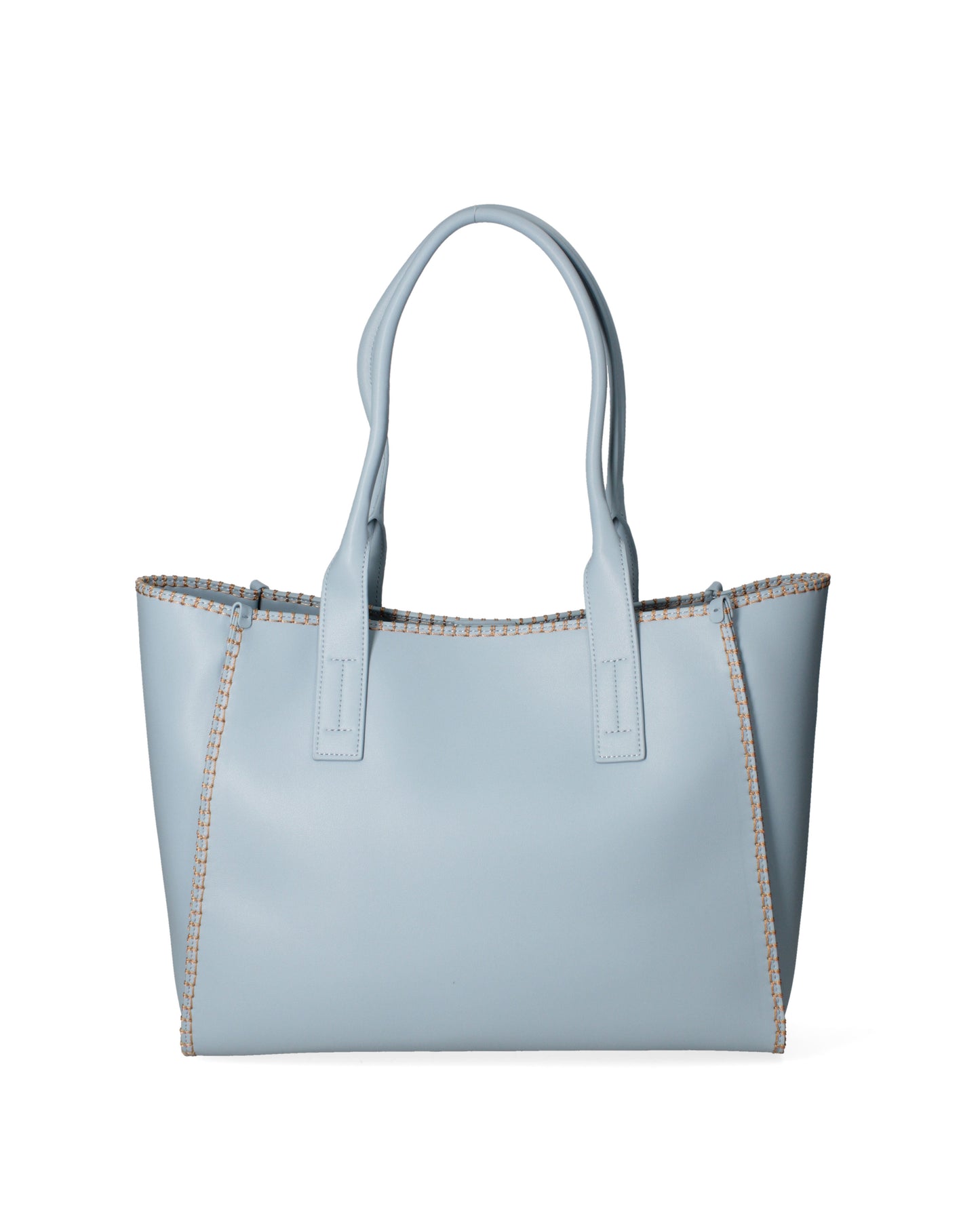 Borsa a spalla da donna 100% recycled leather | Viola Castellani | VC220722523FBG-Cielo