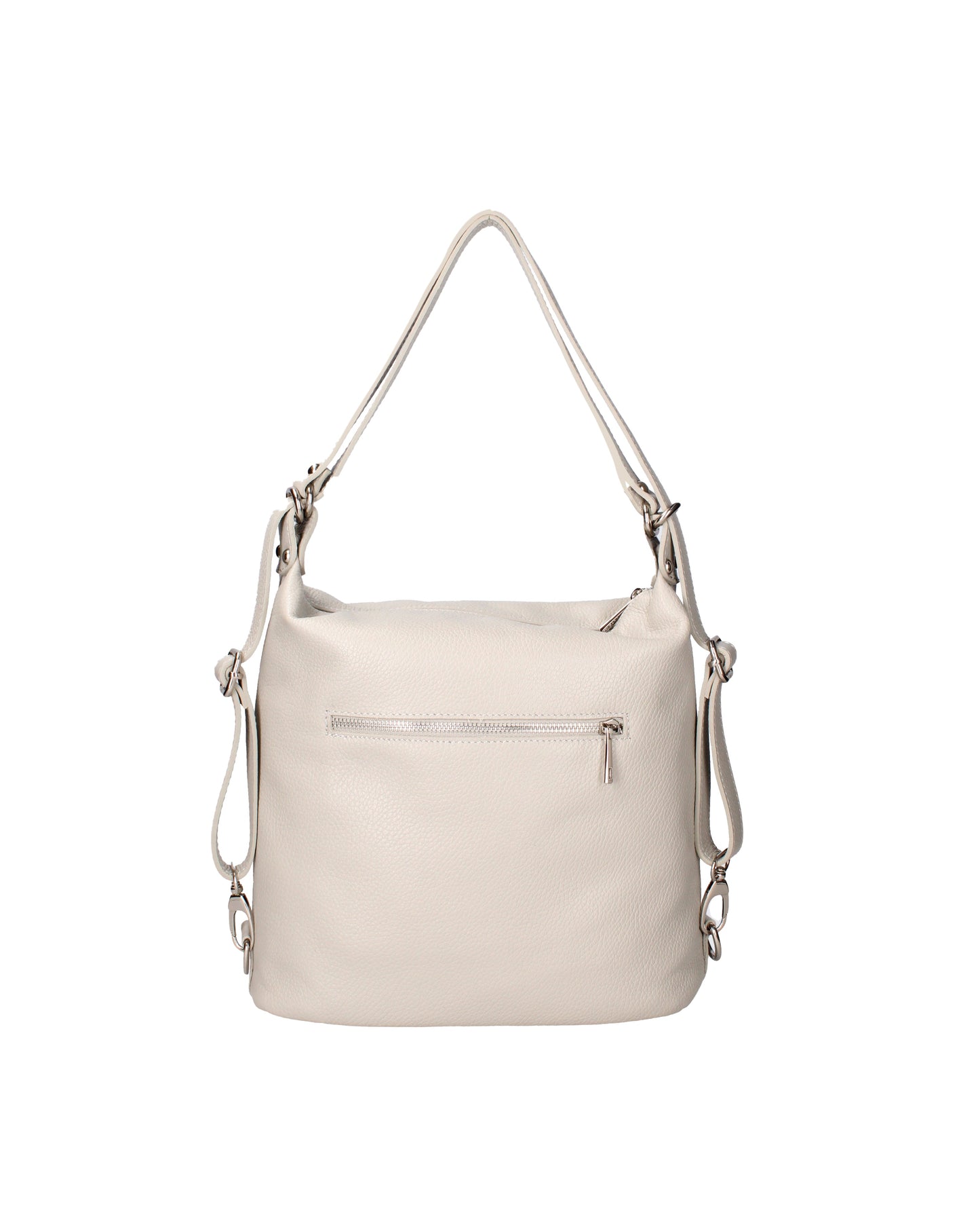 Bianca Borsa a spalla convertibile in zaino da donna In Vera pelle