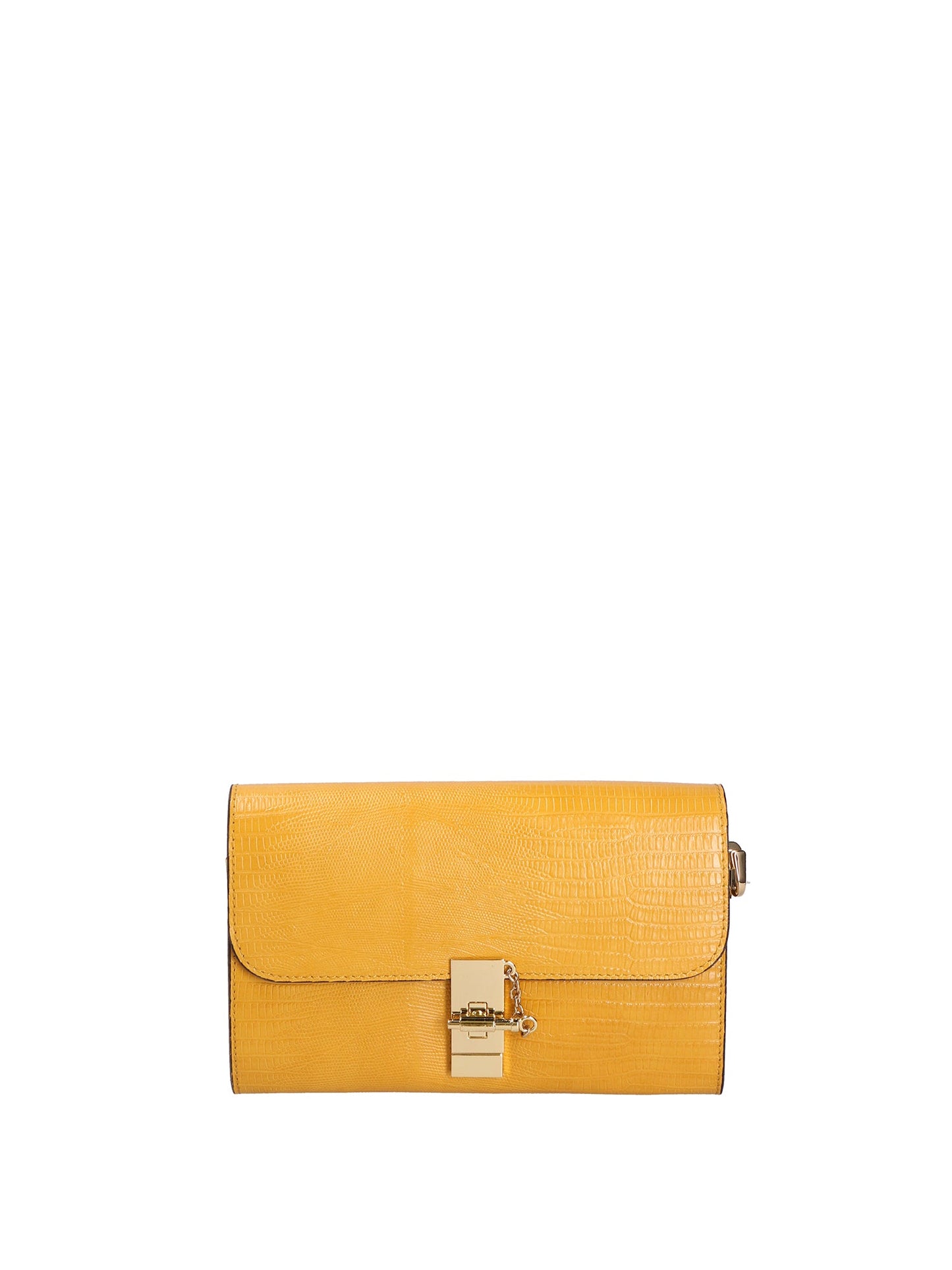Borsa a tracolla da donna In Vera pelle | Viola Castellani | VC220073423FBG-LU36_SENAPE