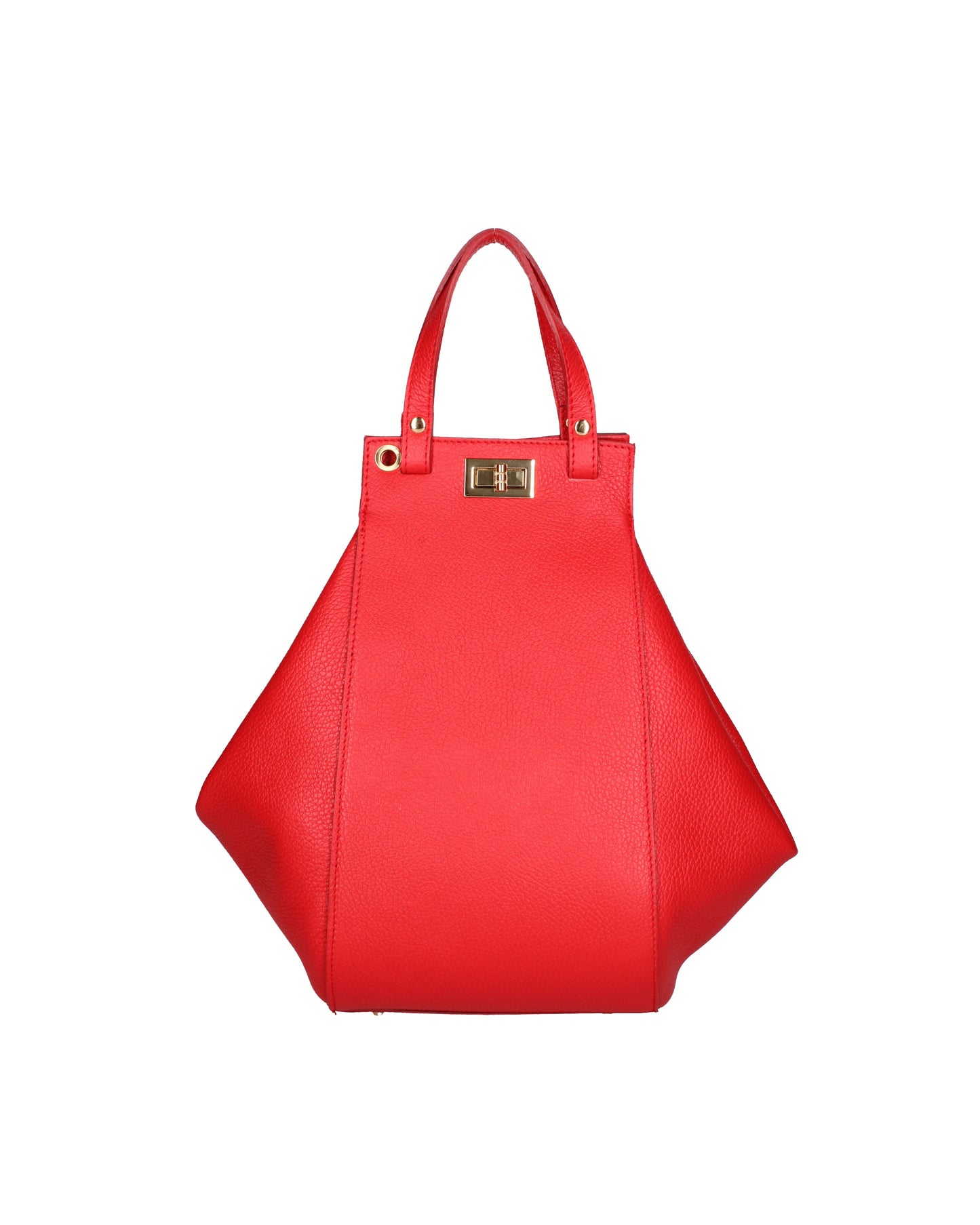 Borsa a mano da donna In Vera pelle | Viola Castellani | VC220716223FBG-D58_ROSSO_FUOCO