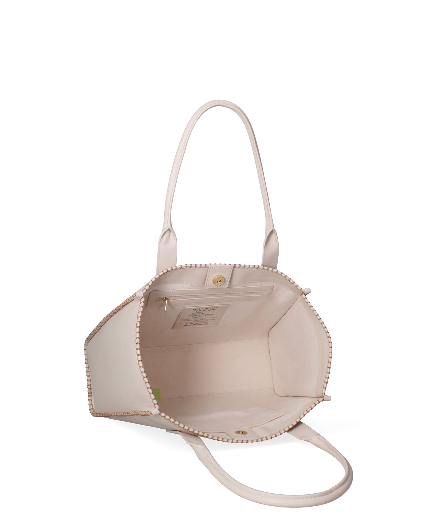 Borsa a spalla da donna 100% recycled leather
