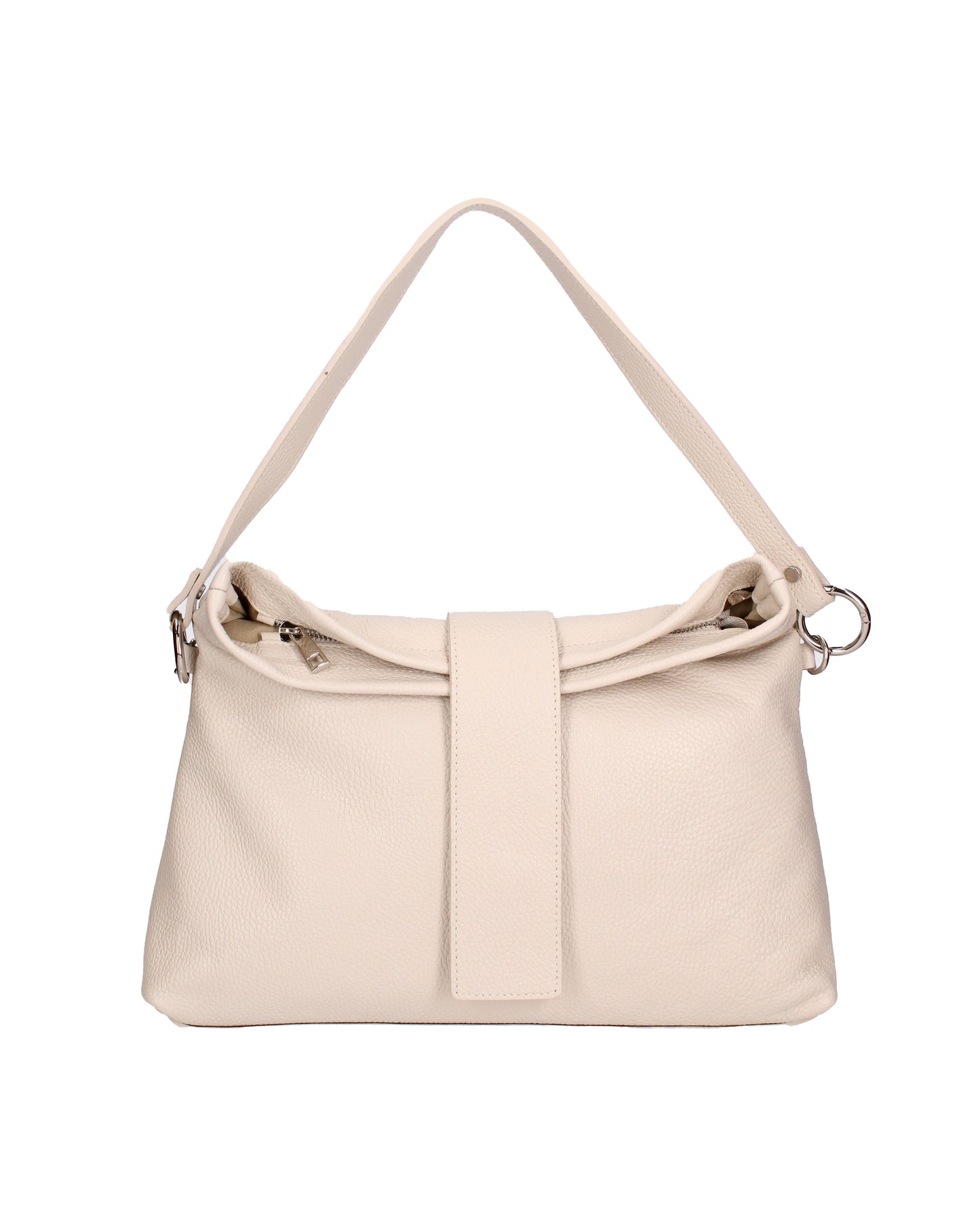 Borsa a spalla da donna In Vera pelle | Viola Castellani | VC220715823FBG-D37_LATTE