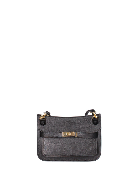 Borsa a tracolla da donna In Vera pelle | Viola Castellani | VC220714523FBG-D28_NERO