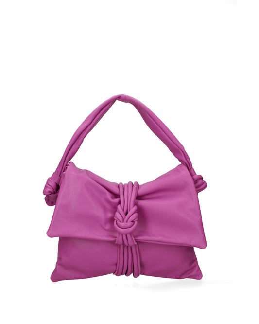Borsa a spalla da donna In Vera pelle | Viola Castellani | VC220717223FBG-S602_FUXIA_CHIARO