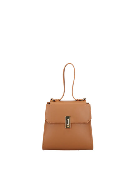 Borsa a mano da donna In Vera pelle | Viola Castellani | VC220720423FBG-L125_CAMEL
