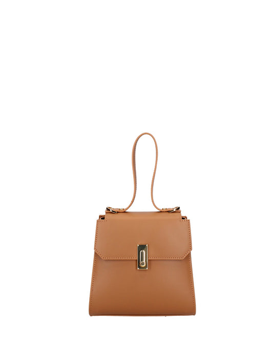 Borsa a mano da donna In Vera pelle | Viola Castellani | VC220720423FBG-L125_CAMEL