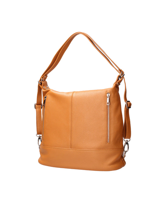 Anjelica Borsa a spalla convertibile in zaino da donna In Vera pelle