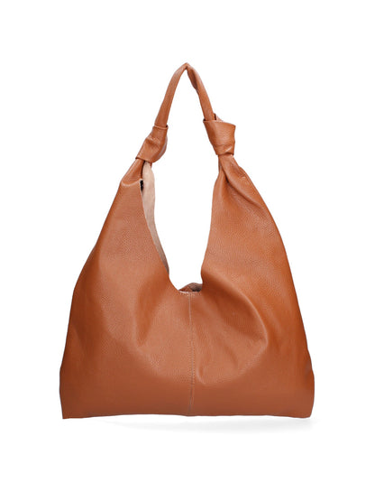 Borsa a spalla da donna In Vera pelle | Viola Castellani | VC220715623FBG-D17_CUOIO_SCURO