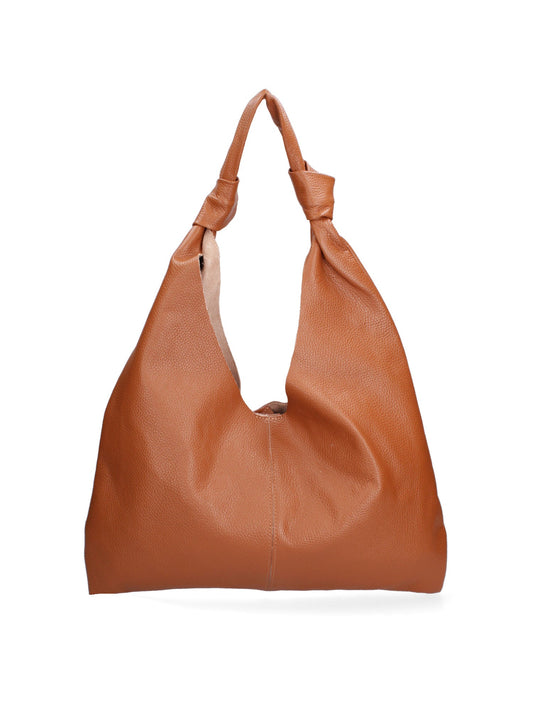Borsa a spalla da donna In Vera pelle | Viola Castellani | VC220715623FBG-D17_CUOIO_SCURO
