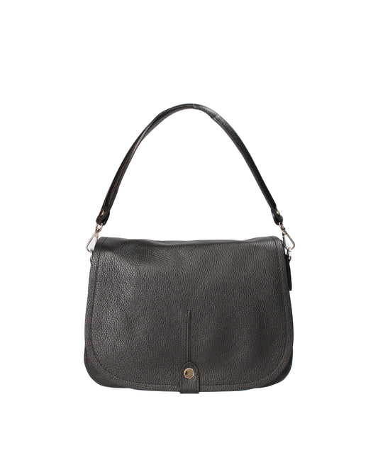 Borsa a spalla da donna In Vera pelle | Viola Castellani | VC220713923FBG-D28_NERO