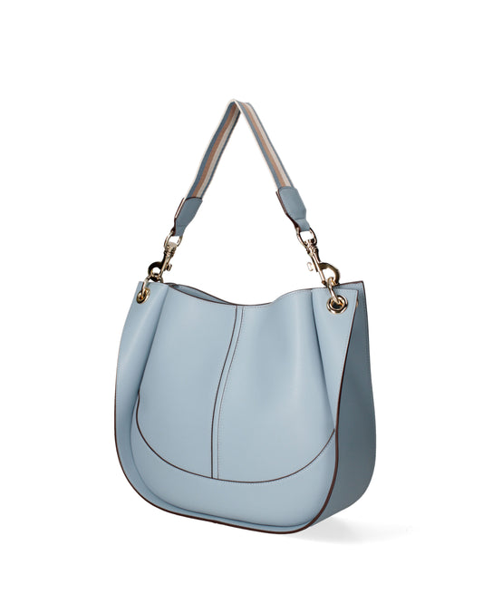 Borsa a spalla da donna 100% recycled leather
