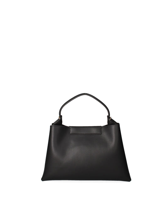 Borsa a mano da donna 100% recycled leather | Viola Castellani | VC220722723FBG-Nero