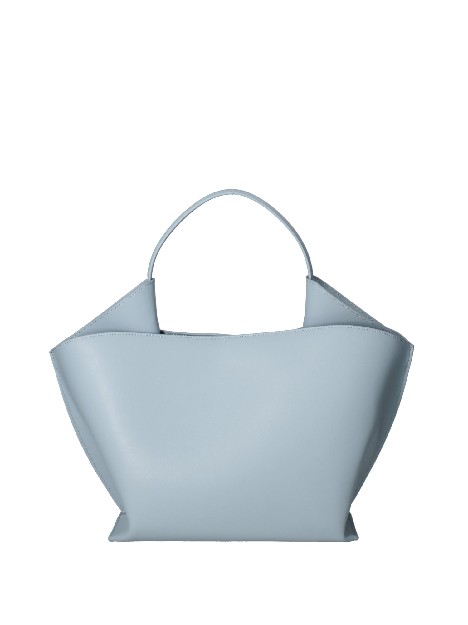 Borsa a mano da donna 100% recycled leather | Viola Castellani | VC220722623FBG-Cielo