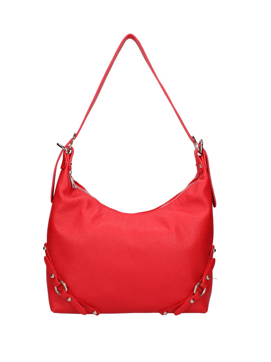 Borsa a spalla da donna In Vera pelle | Viola Castellani | VC220714023FBG-D58_ROSSO_FUOCO