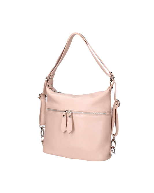 Bianca Borsa a spalla convertibile in zaino da donna In Vera pelle