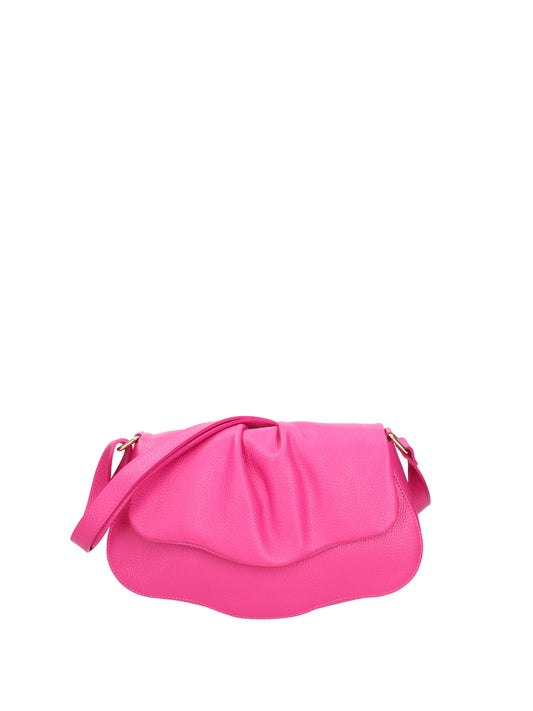 Borsa a spalla da donna In Vera pelle | Viola Castellani | VC220715223FBG-D02_FUXIA