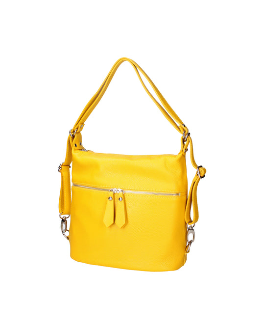 Bianca Borsa a spalla convertibile in zaino da donna In Vera pelle