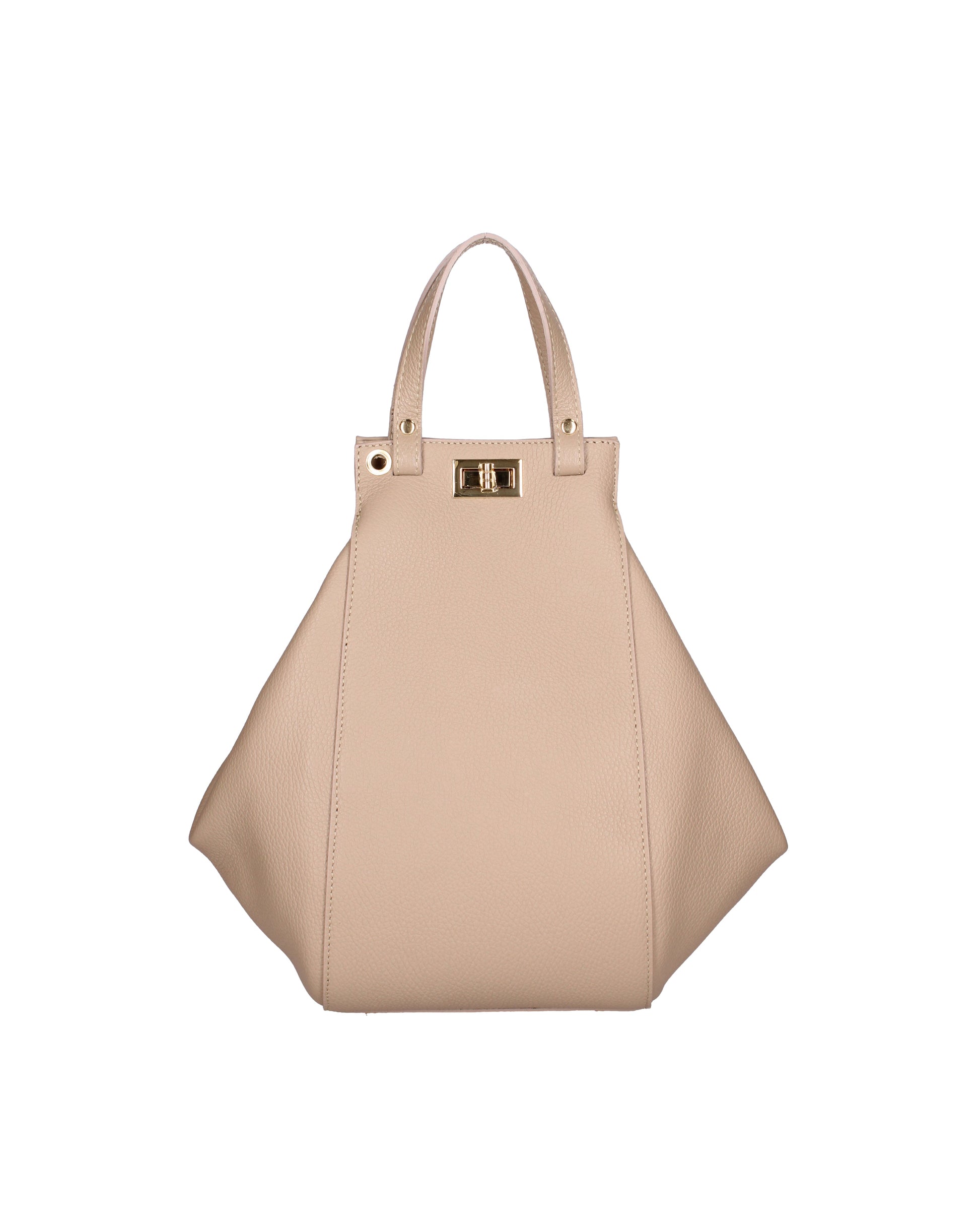 Borsa a mano da donna In Vera pelle | Viola Castellani | VC220716223FBG-D05_CAPPUCCINO