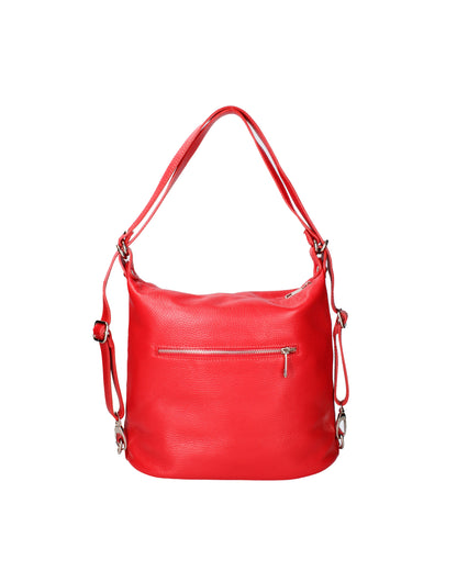 Bianca Borsa a spalla convertibile in zaino da donna In Vera pelle