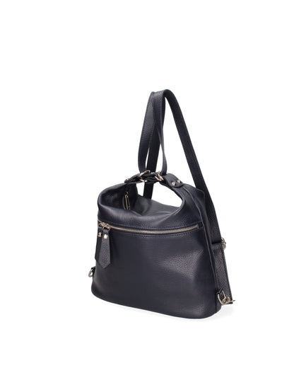 Bianca Borsa a spalla convertibile in zaino da donna In Vera pelle