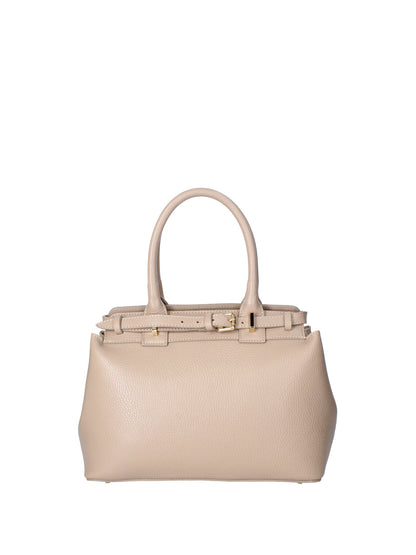 Borsa a mano da donna In Vera pelle | Viola Castellani | VC220714623FBG-D05_CAPPUCCINO