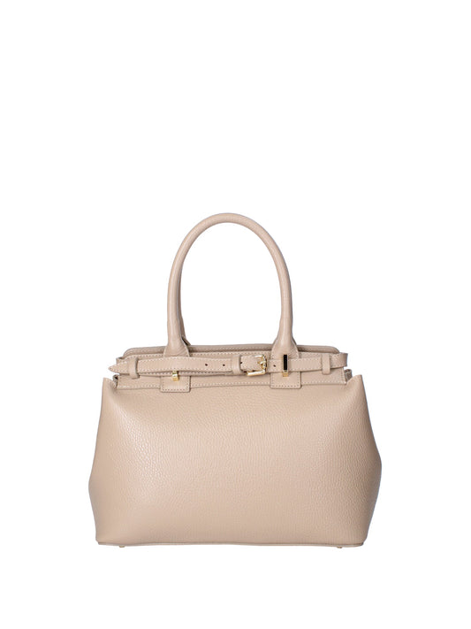 Borsa a mano da donna In Vera pelle | Viola Castellani | VC220714623FBG-D05_CAPPUCCINO