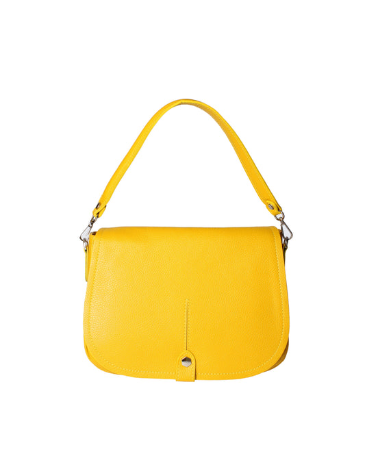 Borsa a spalla da donna In Vera pelle | Viola Castellani | VC220713923FBG-D04_GIALLO