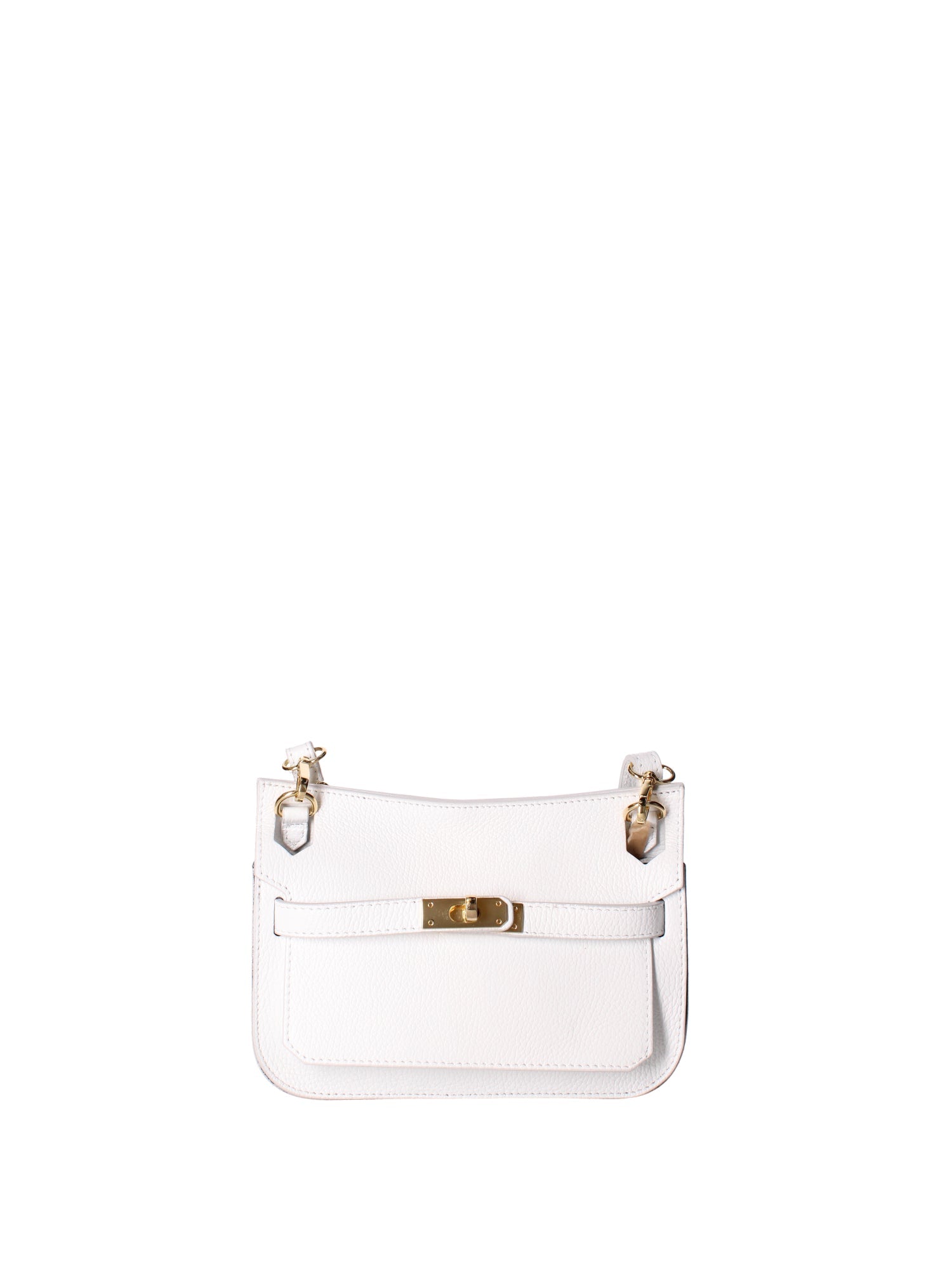 Borsa a tracolla da donna In Vera pelle | Viola Castellani | VC220714523FBG-D01_BIANCO