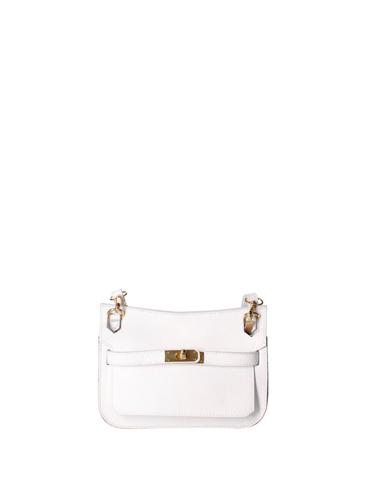 Borsa a tracolla da donna In Vera pelle | Viola Castellani | VC220714523FBG-D01_BIANCO