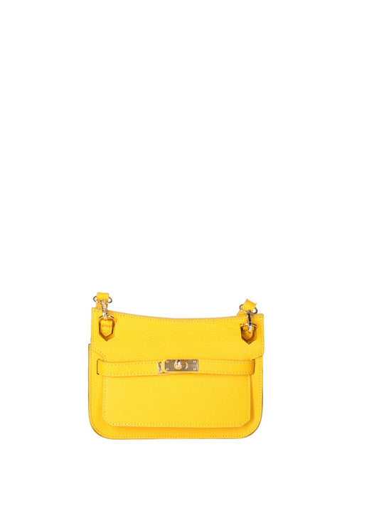 Borsa a tracolla da donna In Vera pelle | Viola Castellani | VC220714523FBG-D04_GIALLO