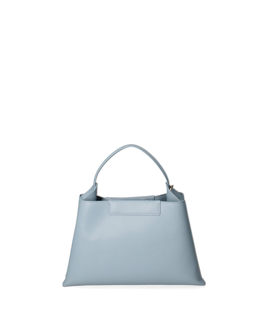 Borsa a mano da donna 100% recycled leather | Viola Castellani | VC220722723FBG-Cielo