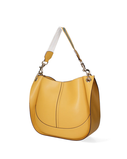 Borsa a spalla da donna 100% recycled leather