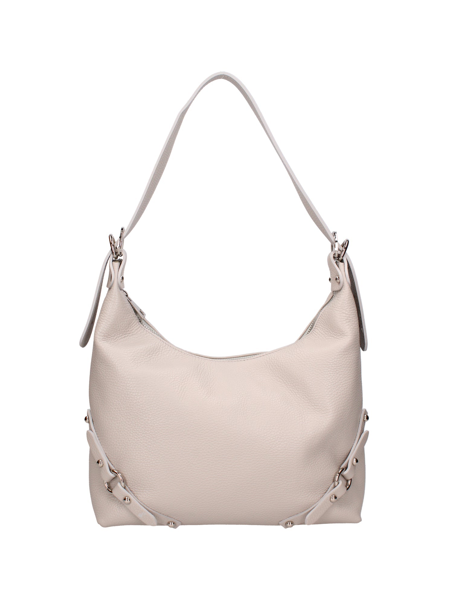 Borsa a spalla da donna In Vera pelle | Viola Castellani | VC220714023FBG-D86_GRIGIO_PERLA