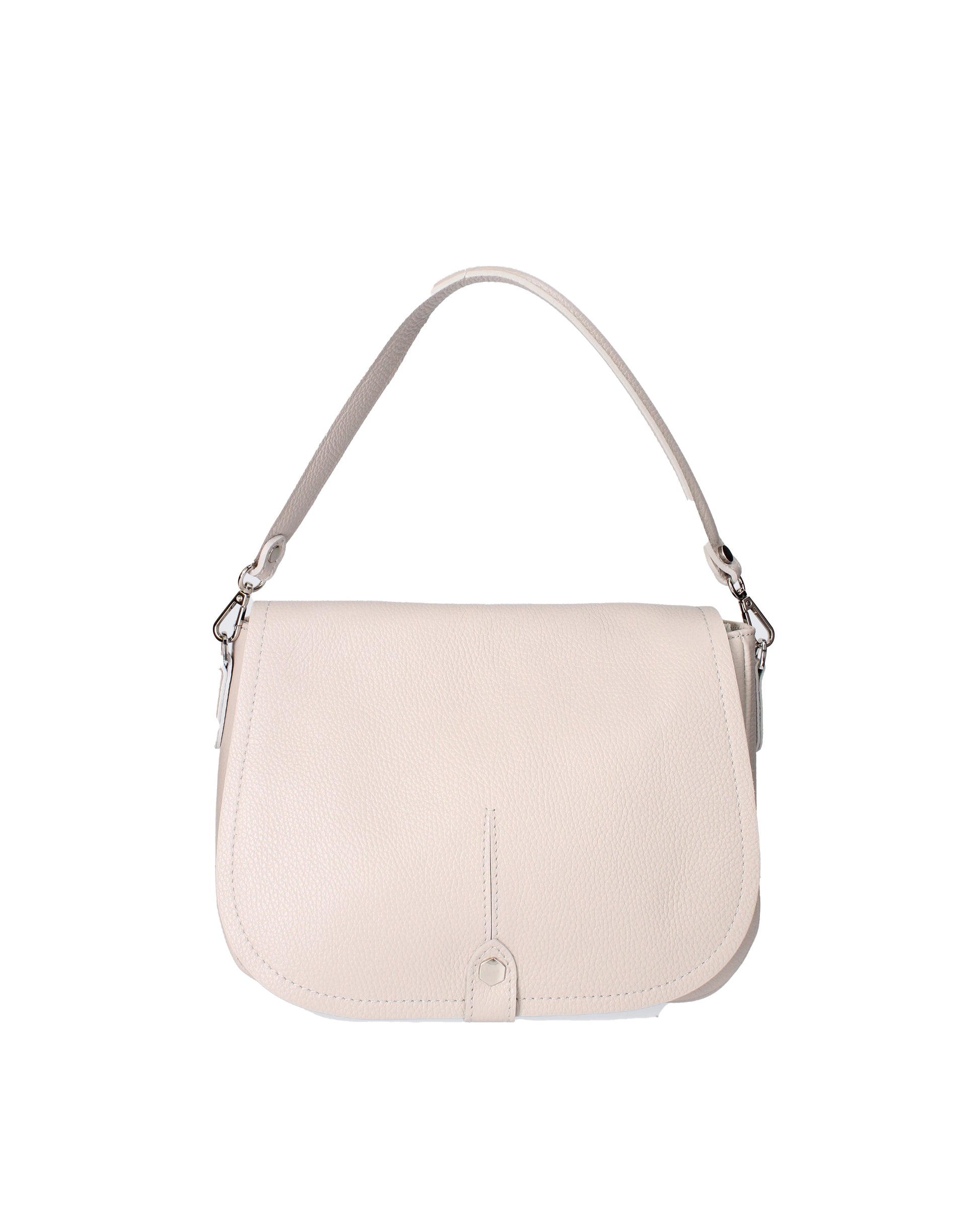 Borsa a spalla da donna In Vera pelle | Viola Castellani | VC220713923FBG-D86_GRIGIO_PERLA