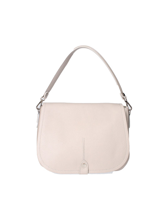 Borsa a spalla da donna In Vera pelle | Viola Castellani | VC220713923FBG-D86_GRIGIO_PERLA
