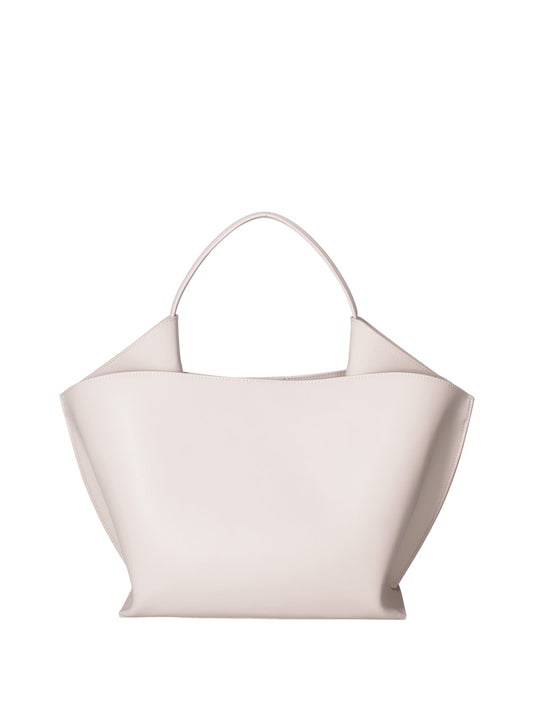 Borsa a mano da donna 100% recycled leather | Viola Castellani | VC220722623FBG-Latte